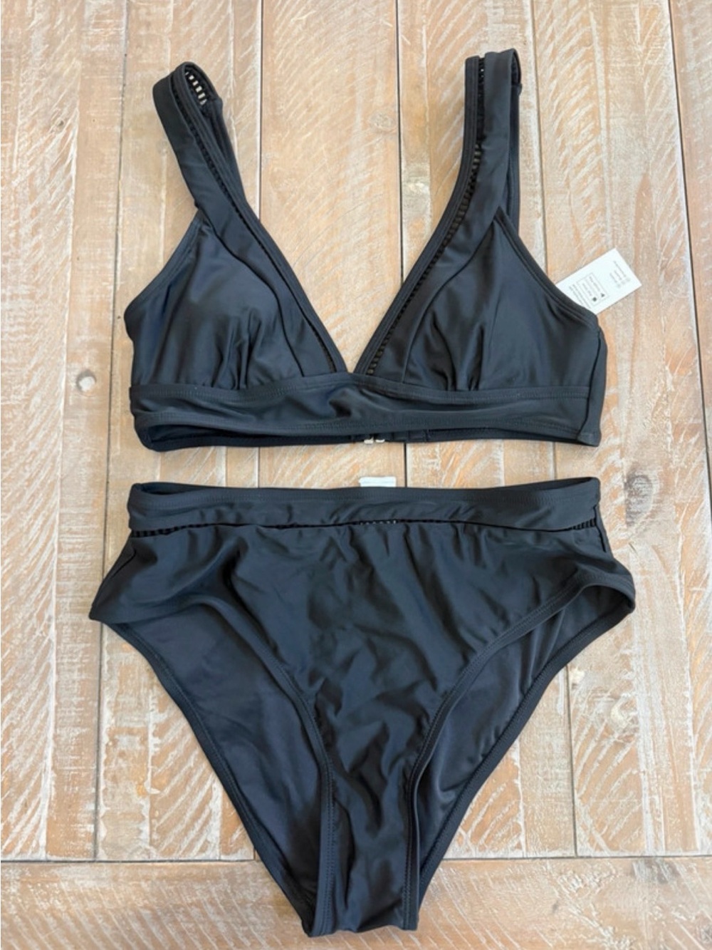 Cup She Women’s Black bathing suit - high waist